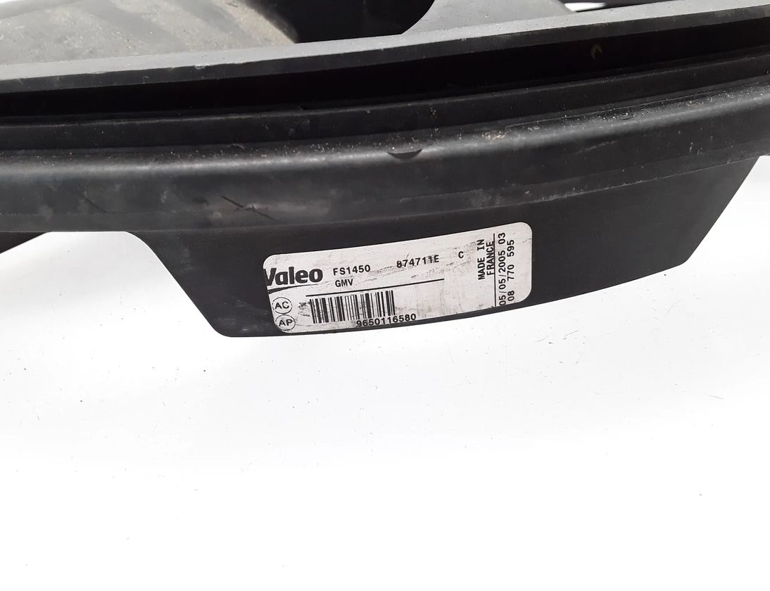 CITROËN C4 1 generation (2004-2011) Вентилятор радиатора 9650116580 13510102