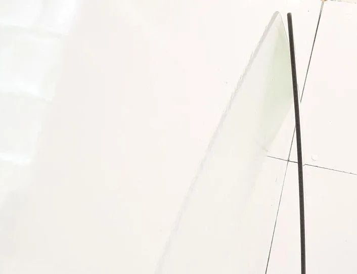 TOYOTA RAV4 2 generation (XA20) (2000-2006) Стекло задней праой двери 43R00033,M2H3,AS2 20735251