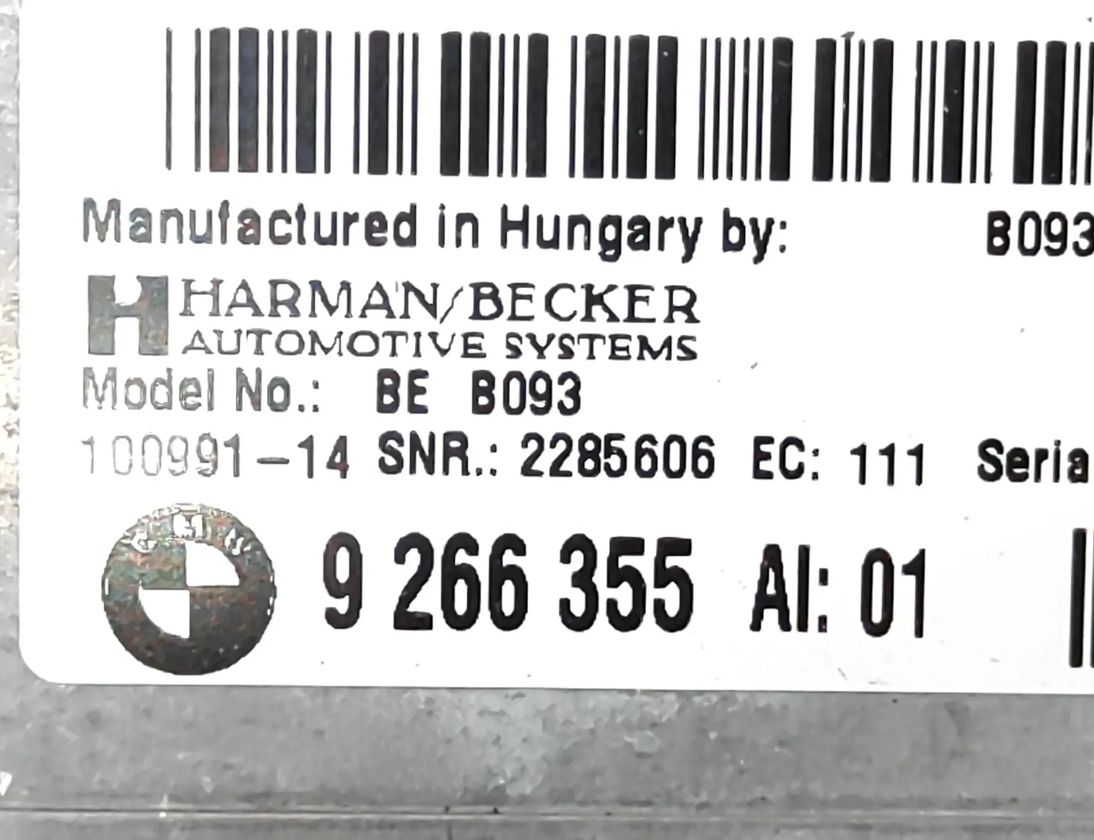 BMW 5 Series F10/F11 (2009-2017) Усилитель звука 9266355 29889282