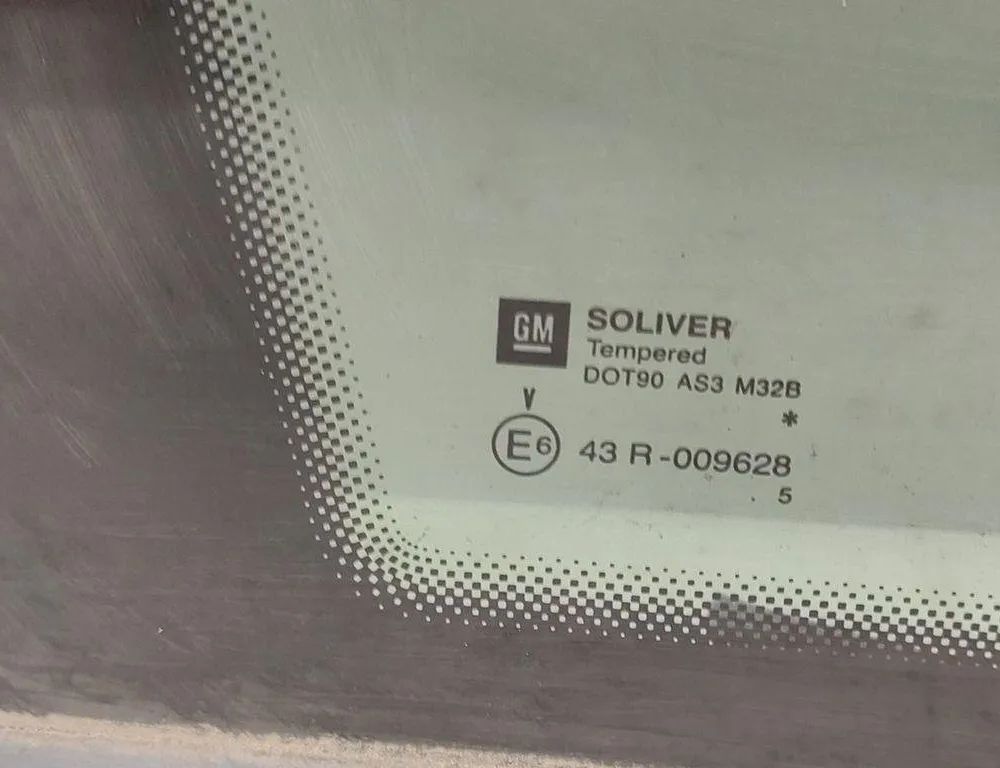 OPEL Vectra C (2002-2005) Aizmugurējais kreisais durvju stikls 43R009628,M32B 30816287