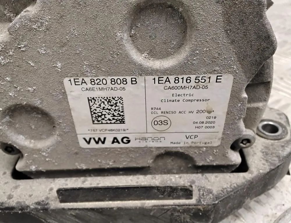 SKODA Enyaq 1 generation (2020-2023) Gaisa kondicionēšanas sūknis 1EA820808B 32968456