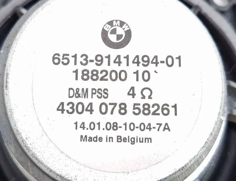 BMW 1 Series E81/E82/E87/E88 (2004-2013) Звуковой динамик приборной панели 430407858261,9141494 30561564