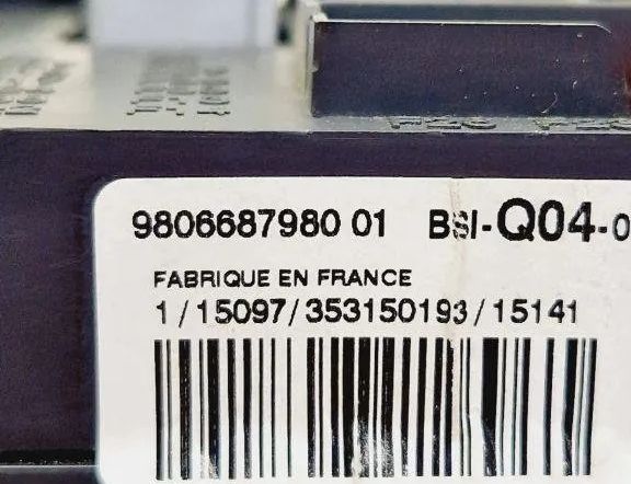 CITROËN C4 2 generation (2010-2024) Komforta vadības bloks 9806687980 30565058