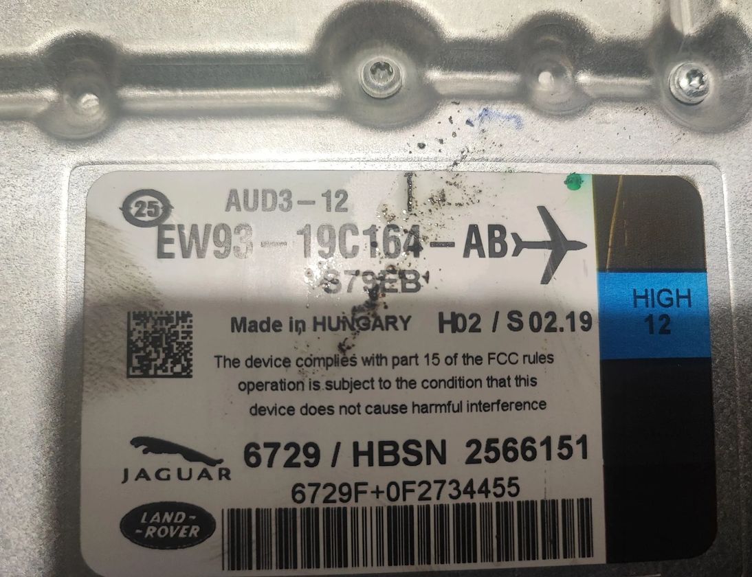 LAND ROVER Discovery 4 generation (2009-2016) Citau veidu vadības bloki EW9319C164 23419354