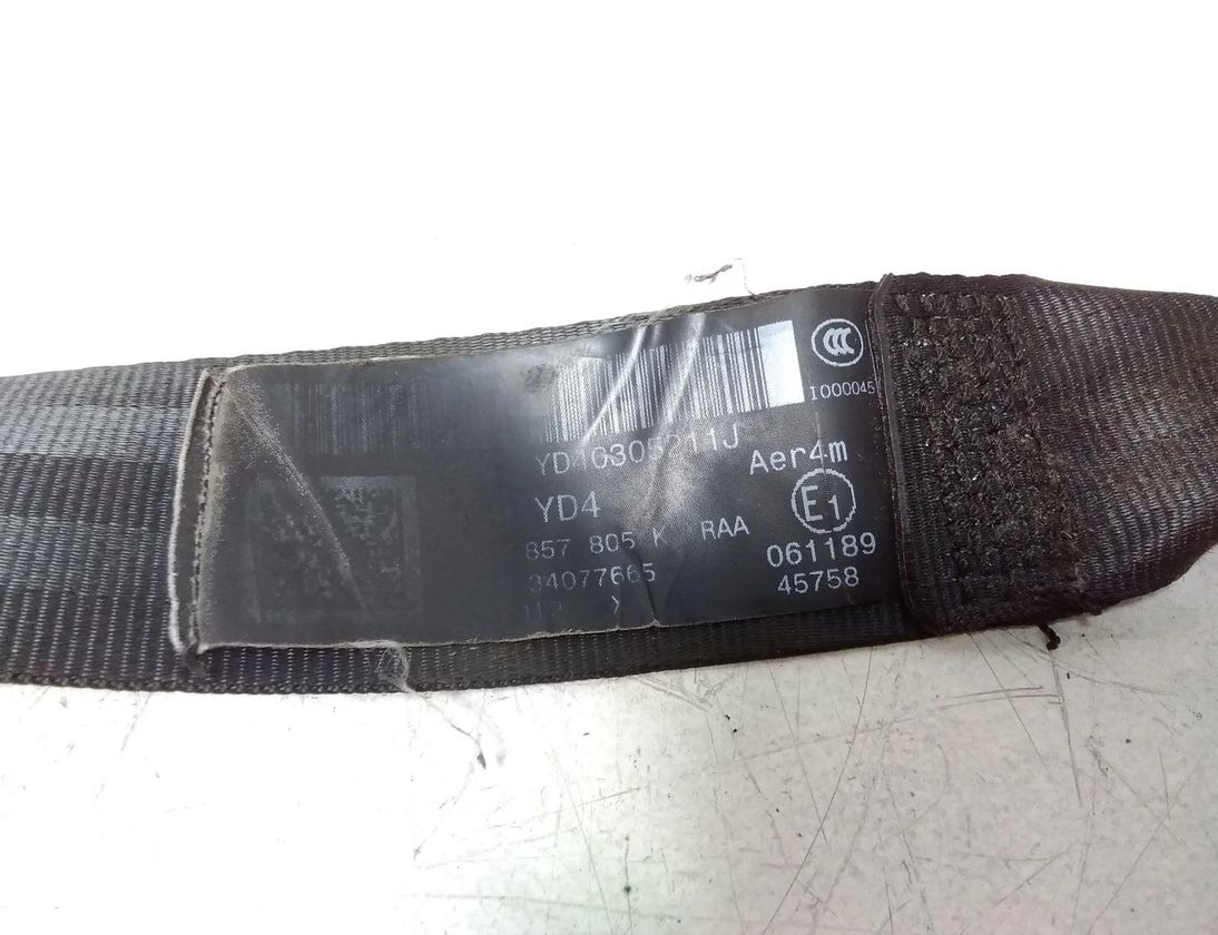 VOLKSWAGEN Passat B7 (2010-2015) Ремень безопасности задний левый 27544822