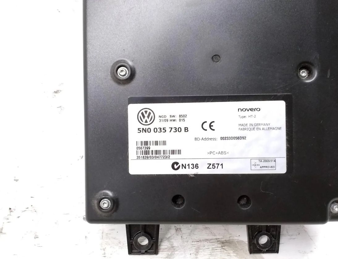 VOLKSWAGEN Tiguan 1 generation (2007-2017) Блок управления Bluetooth 5N0035730B 27714014