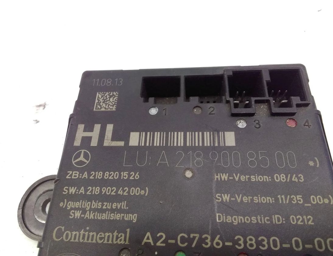 MERCEDES-BENZ E-Class W212/S212/C207/A207 (2009-2016) Rear Left Door Control Unit A2189008500 28712957