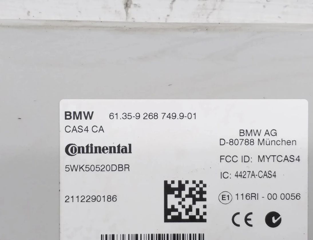 BMW X3 F25 (2010-2017) CAS EWS 9268749 28732076