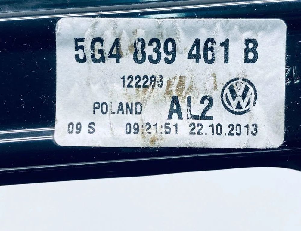 VOLKSWAGEN Variant VII TDI (2014-2024) Rear left door window lifter 5G4839461C 30693641