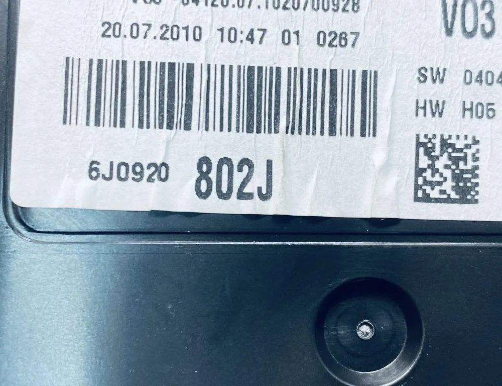 SEAT Ibiza 4 generation (2008-2017) Спидометр 6J0920802J 30696371