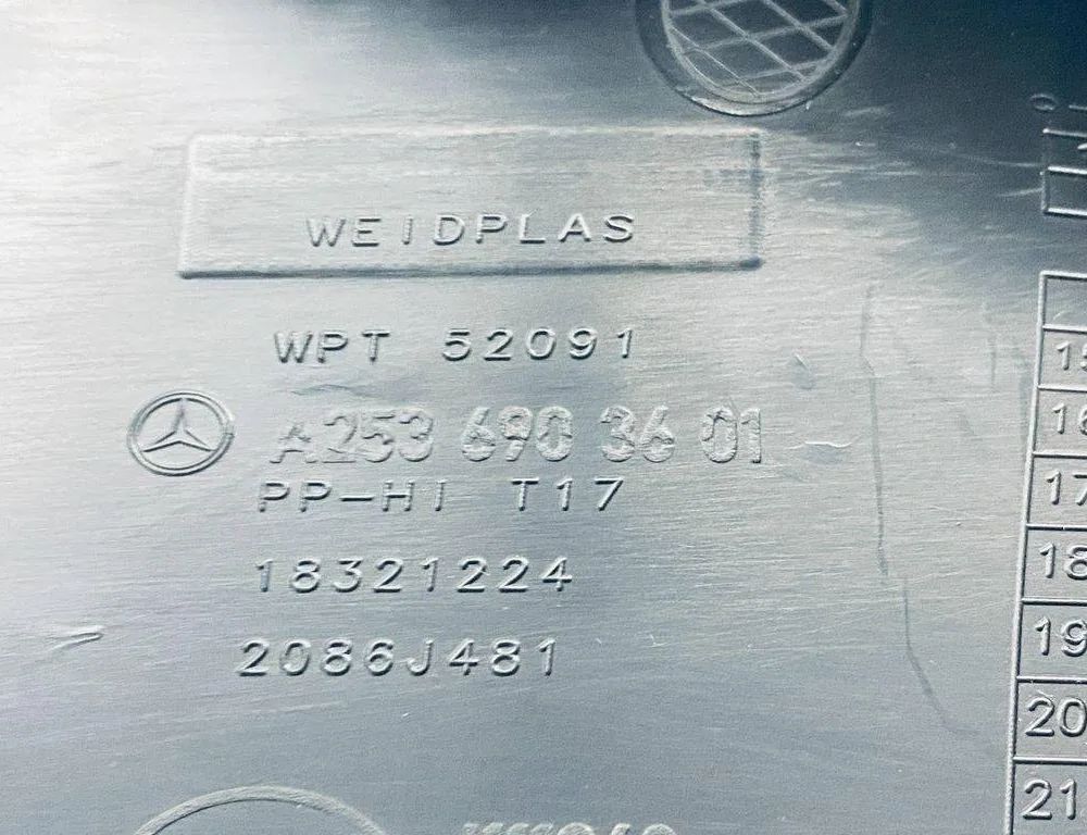 MERCEDES-BENZ GLC X253 (2015-2024) Right Side Pillar Trim A2536903601 31041881