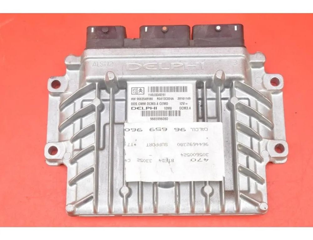 PEUGEOT 308 T7 (2007-2015) Блок управления двигателем 9665996080 22089938