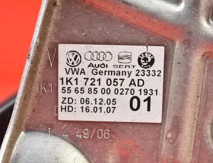 VOLKSWAGEN Eos 1 generation (2006-2020) Педаль газа 1K1721057AD 22103932