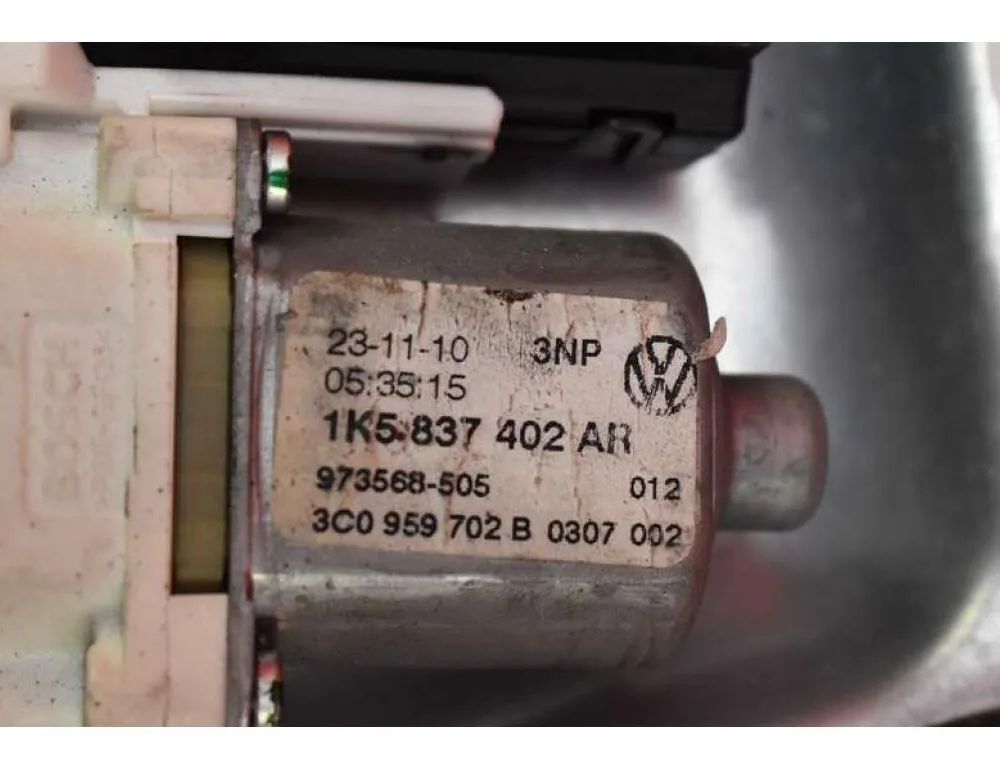 VOLKSWAGEN Golf 6 generation (2008-2015) Front Right Door Window Regulator 1K5837462B 22325182