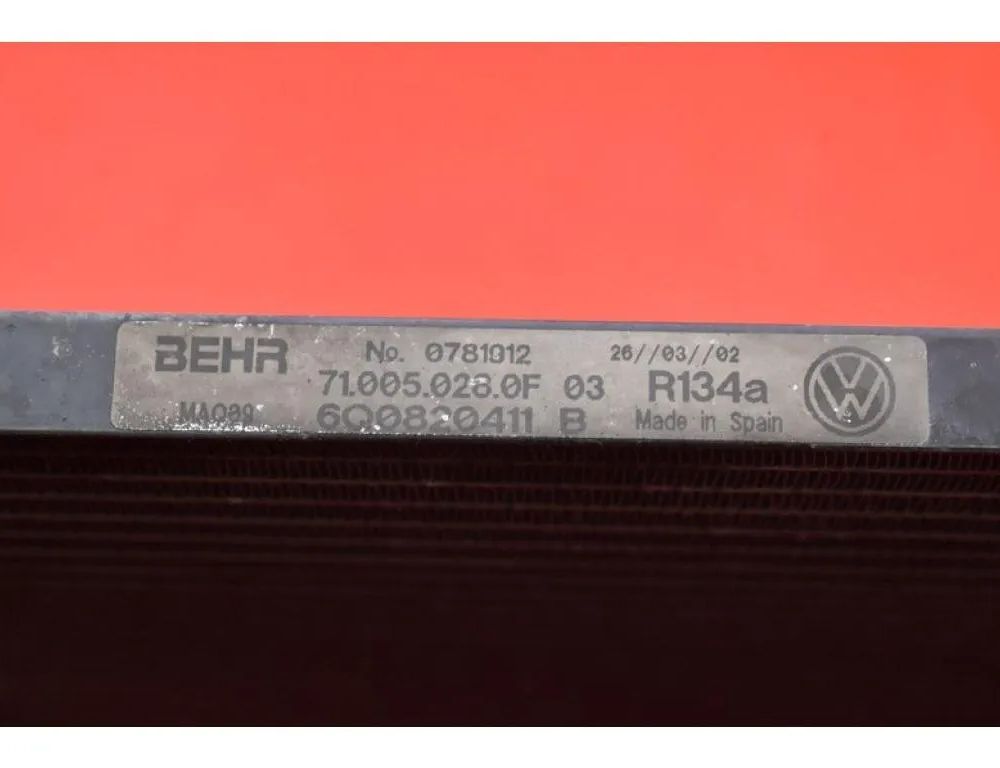 SEAT Ibiza 3 generation (2002-2008) Gaisa kondicioniera radiators 6Q0820411B 23958643