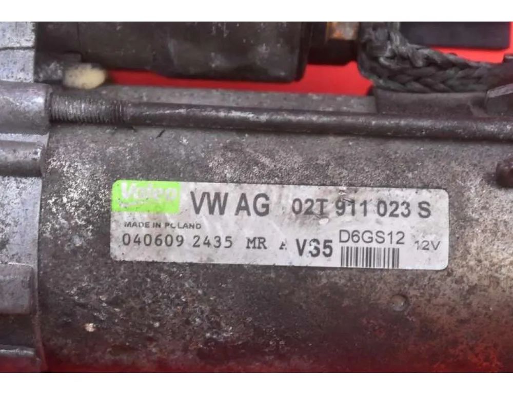 SKODA Fabia 2 generation  (2010-2014) Стартер 02T911023S 28948315
