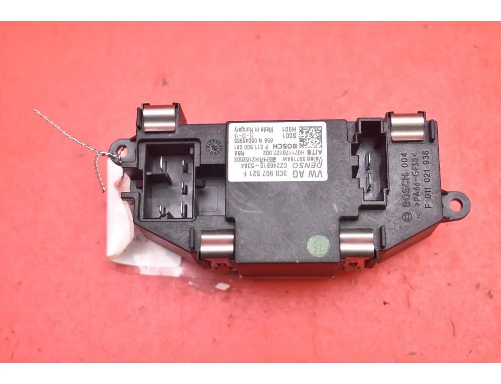 VOLKSWAGEN Passat CC 1 generation (2008-2017) Interior Heater Resistor 3C0907521F 33011056
