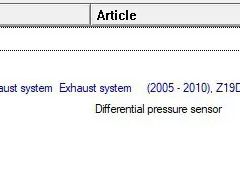 SAAB 93 1 generation (1956-1960) DPF Pressure Sensor 55200301,0281002784 12447266