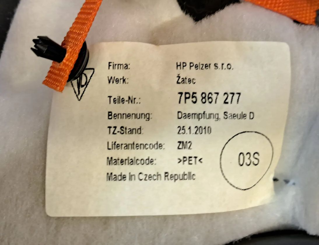 PORSCHE Cayenne 958 (2010-2018) Trunk Trim 7p5867245,7p5867277 24837971