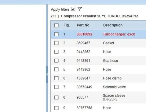 VOLVO S60 2 generation (2010-2020) Turbocharger 36010092 32985426