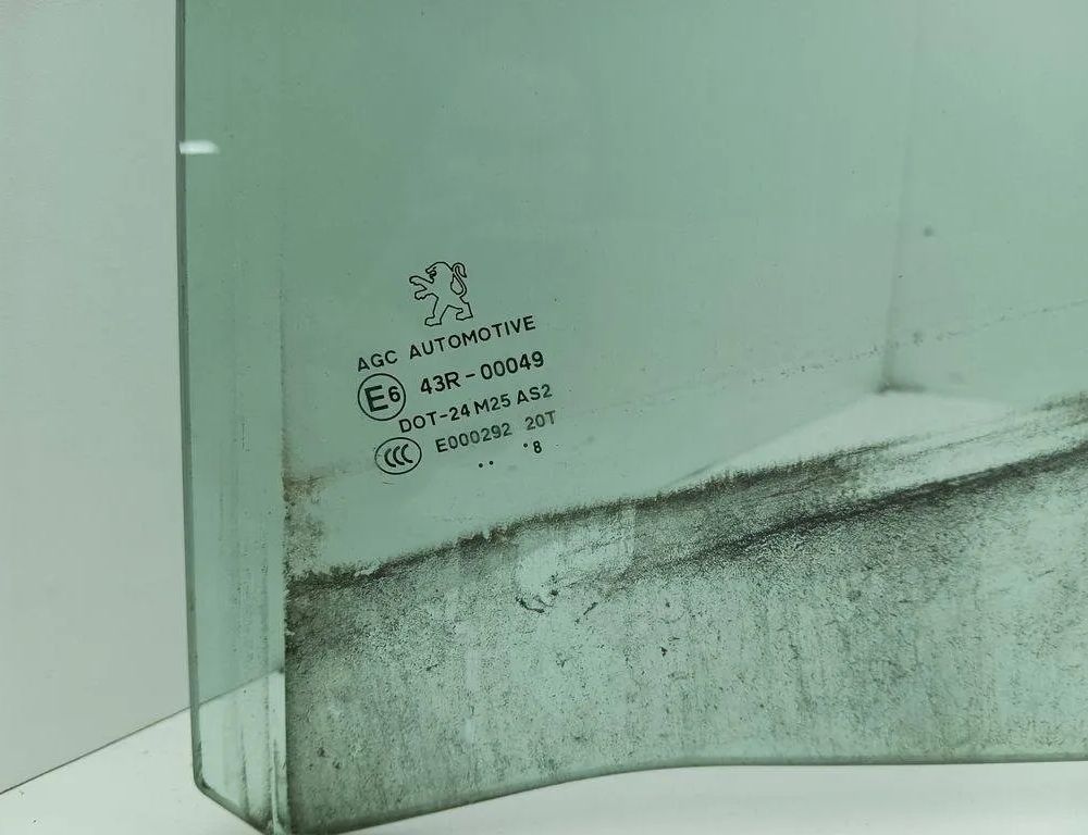 PEUGEOT 308 T7 (2007-2015) Aizmugurējo kreiso durvju stikls DOT24M25AS2,43R00049 31141763