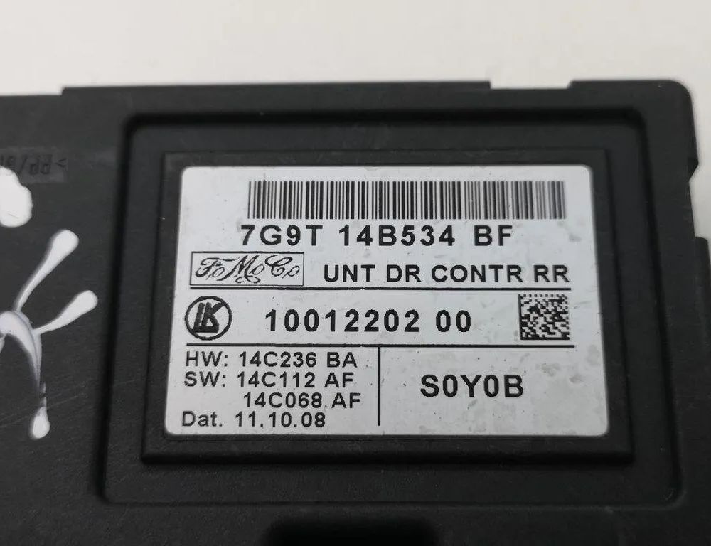 JAGUAR XF 1 generation  (2011-2016) Aizmugurējo kreiso durvju vadības bloks 7G9T14B534BF 31169924