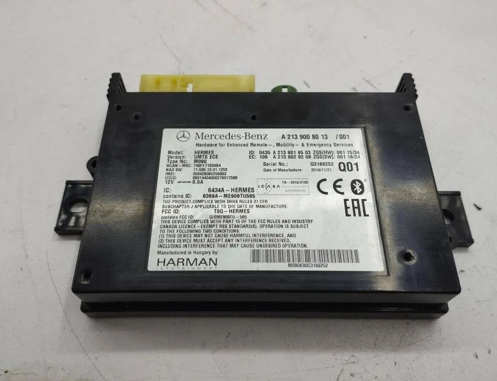 MERCEDES-BENZ E-Class W213/S213/C238/A238 (2016-2024) Блок управления Bluetooth A2139008013,G3168252 31206753