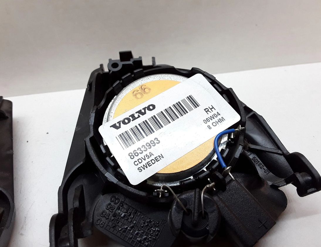 VOLVO V70 2 generation (2000-2008) Front Left Door Loudspeaker 8633992,8633993 23586791