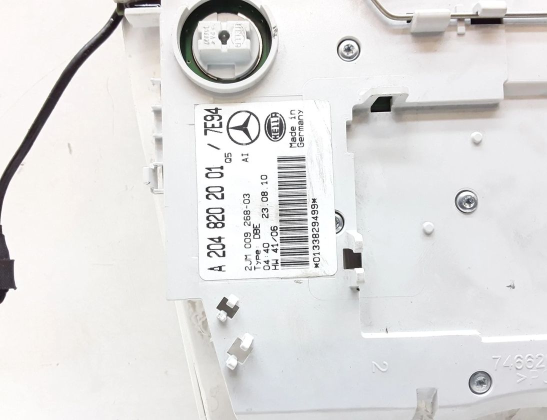 MERCEDES-BENZ C-Class W204/S204/C204 (2004-2015) Interior Lighting A2048202001,A2048202275 23595416