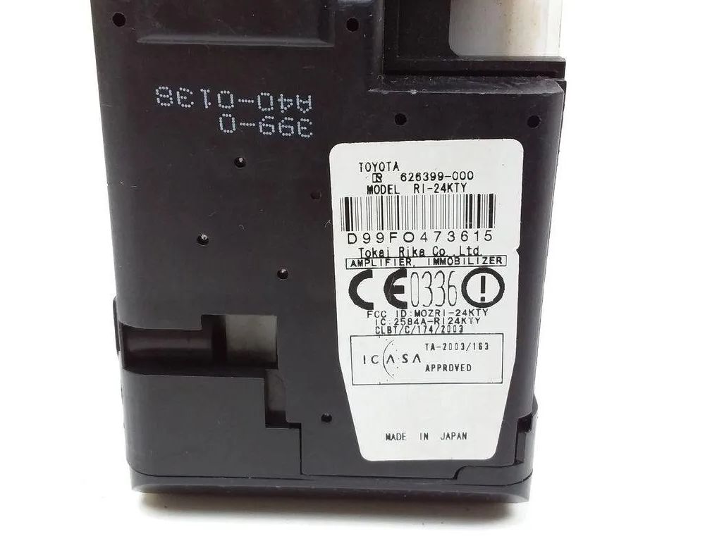 TOYOTA Corolla Verso 1 generation (2001-2009) Ignition Lock 626399000 31367970