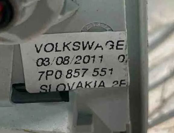 VOLKSWAGEN Touareg 2 generation (2010-2018) Left Side Sun Visor 7P0857551 32450360