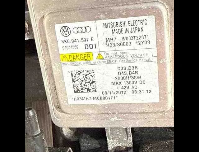 AUDI A5 8T (2007-2016) Front Left Headlight 8T0941031C,8K0941597E,4G0907697D 32455425