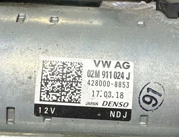 VOLKSWAGEN Polo 6 generation (2017-2024) Starter Motor 02M911024J 32968160