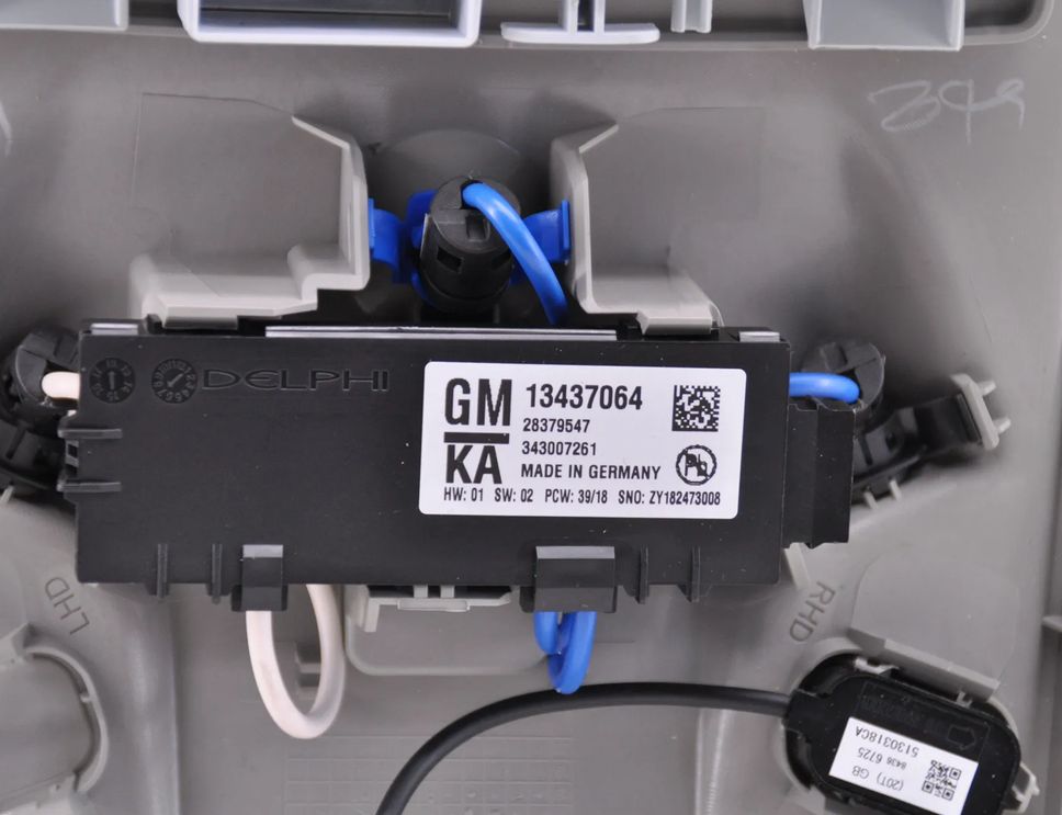 OPEL Astra K (2015-2021) Interior Lighting 13415547,13437064,13471616,39124069,17024236 24587752