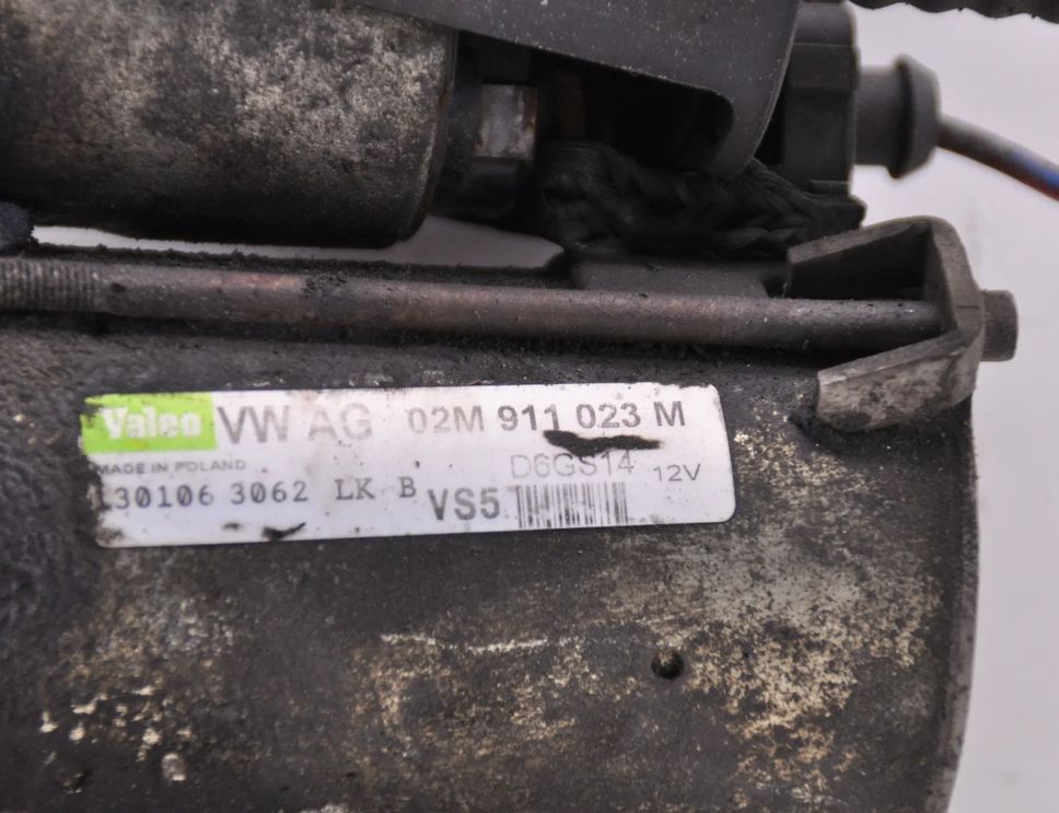 VOLKSWAGEN Passat B6 (2005-2010) Starter Motor 02M911023M 32192850