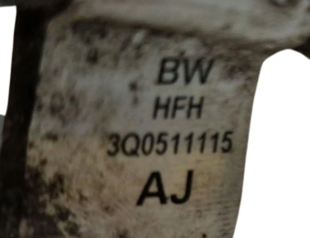 VOLKSWAGEN Passat B7 (2010-2015) Aizmugurējā kreisā amartizātora atspere 3Q0511115 30133705
