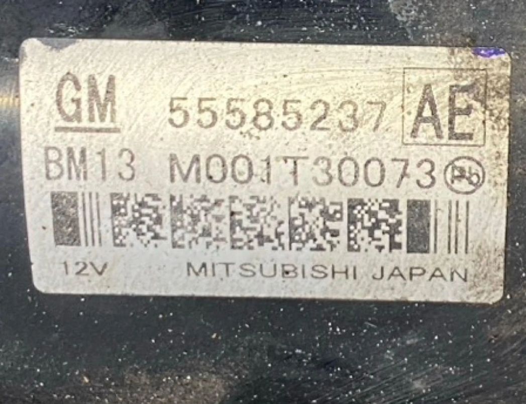 OPEL Insignia A (2008-2016) Стартер 55585237 30137265