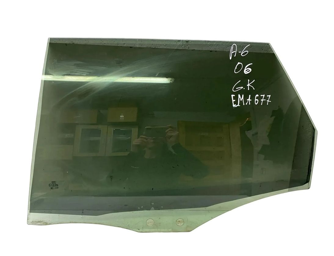 AUDI A6 C6/4F (2004-2011) Aizmugurējā labo durvju loga stikls 43R00081 30141142