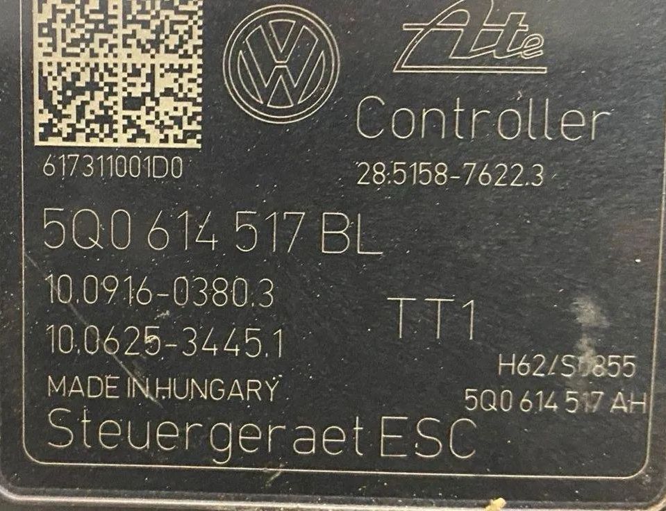 VOLKSWAGEN Passat B7 (2010-2015) ABS Pump 5Q0614517BL 31282892