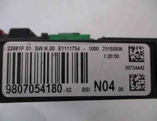 PEUGEOT 308 T9 (2013-2021) Comfort Control Unit N04,9807054180 32465515