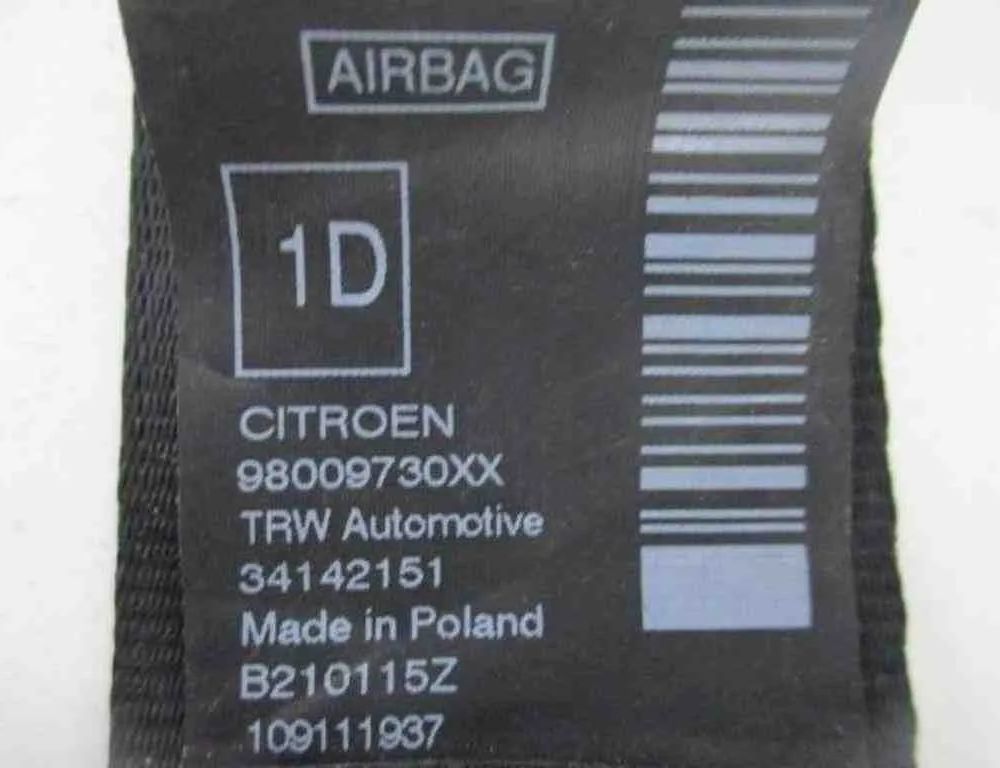 CITROËN C4 Cactus 1 generation (2014-2024) Priekšējā labā drošības josta B210115Z,98009730XX,34142151 32485801