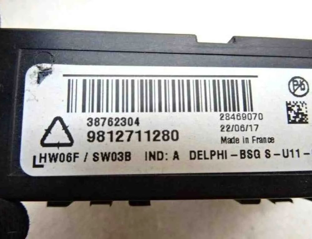 CITROËN C3 Picasso 1 generation (2008-2016) Блок управления Комфорт 9812711280 32487305