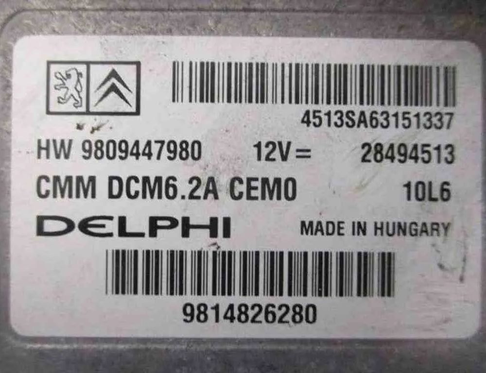 PEUGEOT 308 T9 (2013-2021) Комплект зажигания 9814826280,9806687880,9809447980 32489703