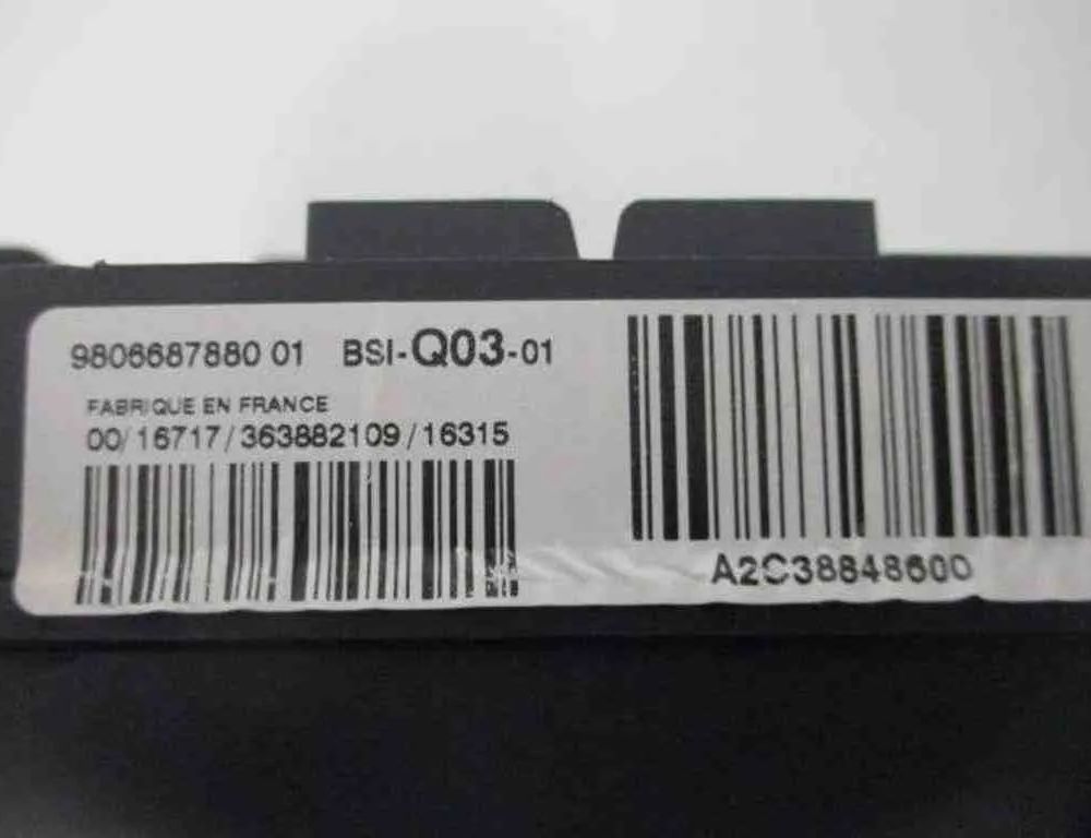 PEUGEOT 308 T9 (2013-2021) Комплект зажигания 9814826280,9806687880,9809447980 32489703