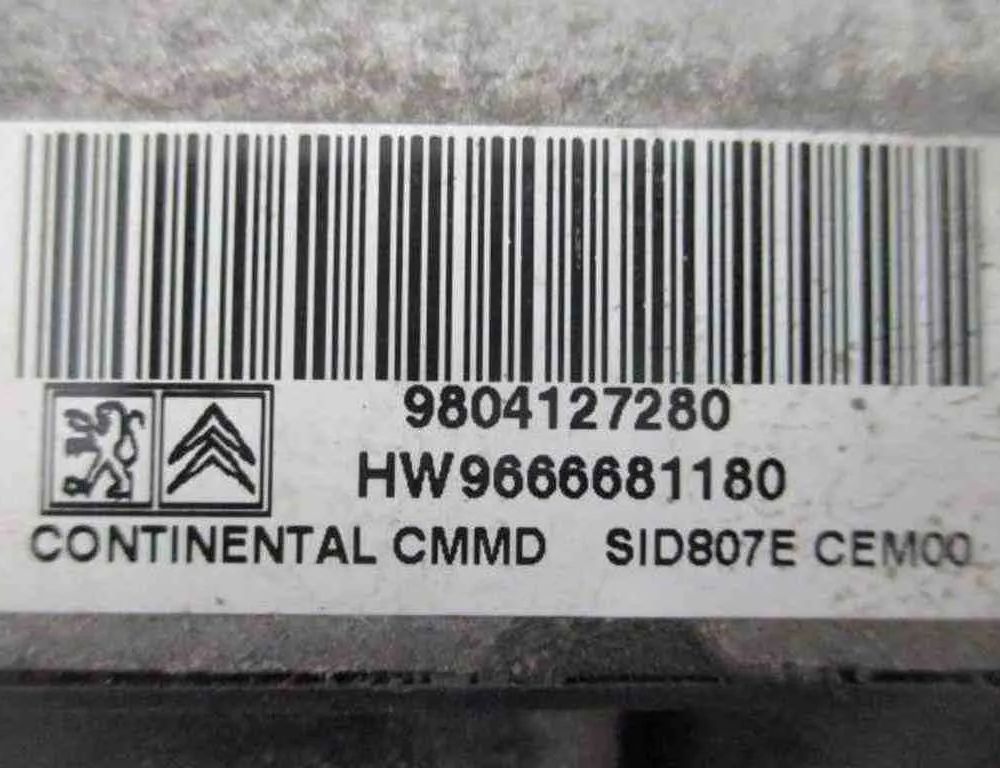CITROËN C3 Picasso 1 generation (2008-2016) Engine ECU Set 9804127280,9666681180,9806687880 32491383
