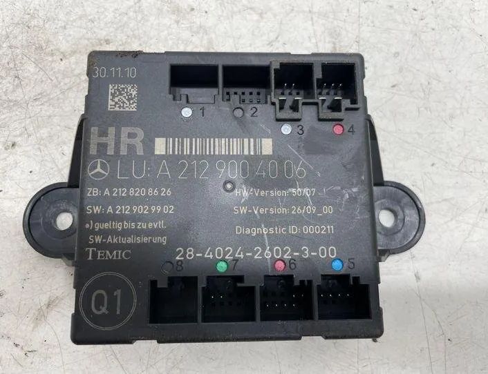 MERCEDES-BENZ E-Class W212/S212/C207/A207 (2009-2016) Блок управления дверей задние правые A2129004006,A2128208626,A2129029902 22157425