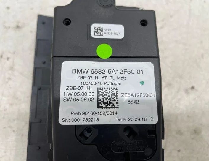 BMW 3 Series G20/G21/G28 (2018-2024) Navigācijas vadības bloks 5A12F50,160466 22179562