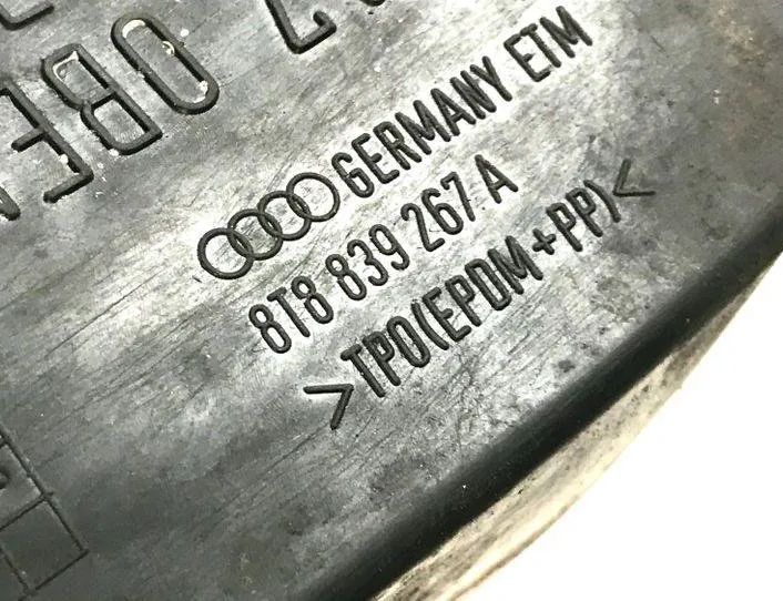 AUDI A5 8T (2007-2016) Aizmugurējā kreisā durvju ierobežotājs 8T8839249B,8T8839267A 24566265