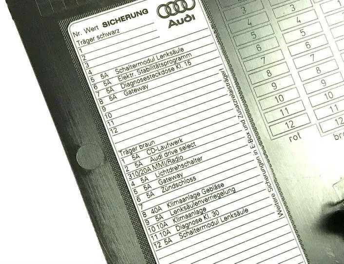 AUDI A4 B8/8K (2011-2016)  Боковая панель 8K0857086,8K1010503A,E421R012439 24571163