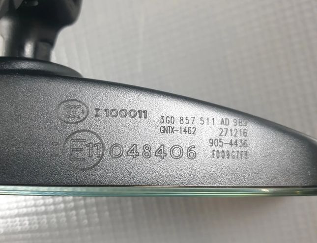 SKODA Superb 3 generation (2015-2023) Interior Rear View Mirror 3G0857511AD 25422717